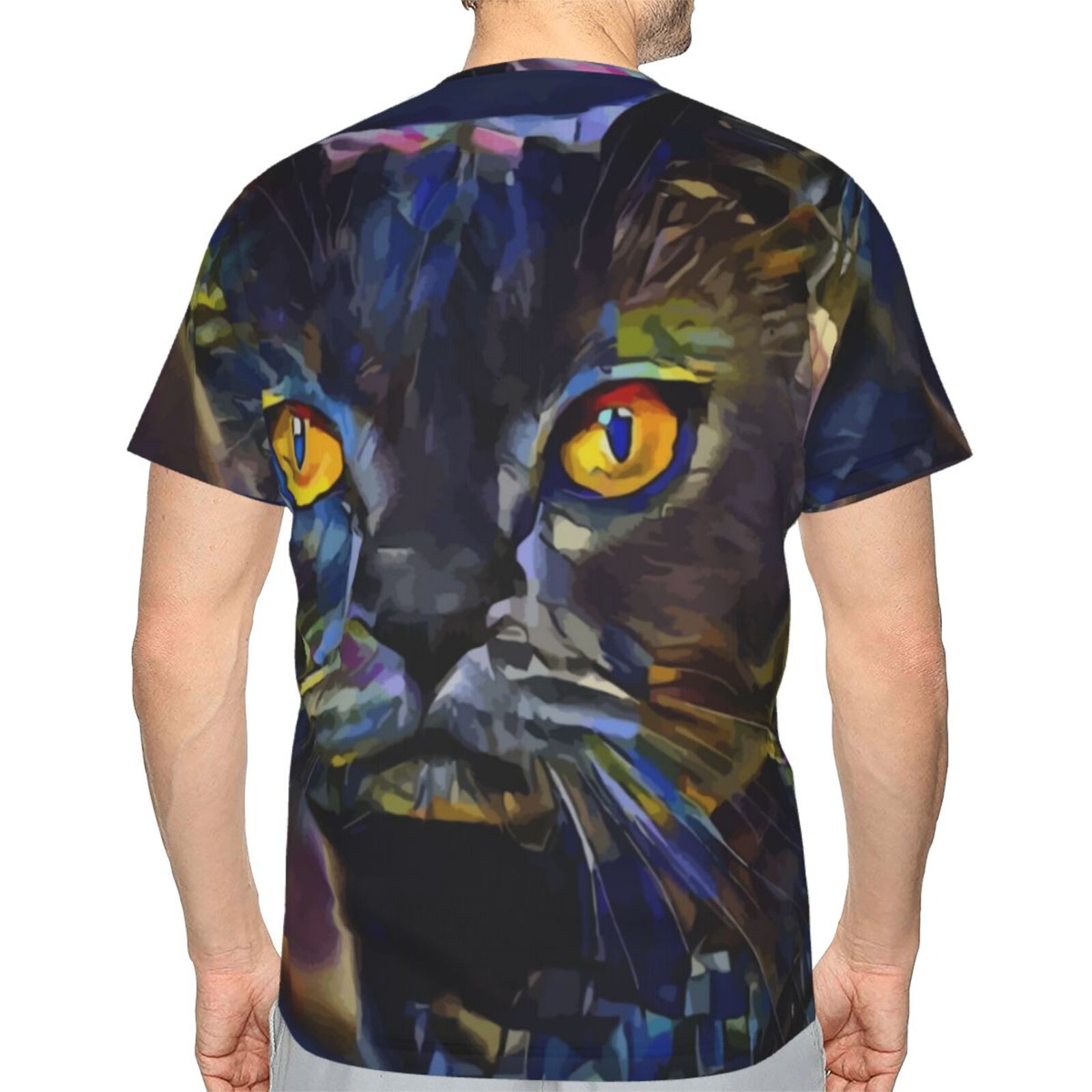 Camiseta Mexicanos Clásica Tango Gato Elementos De Técnica Mixta