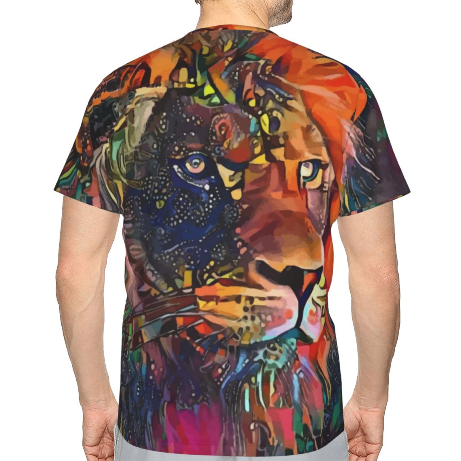 Camiseta Mexicanos Clásica Nirkos Lion Elementos De Técnica Mixta